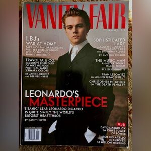 Vanity Fair OCTOBER 1998 Magazine with Leonardo DiCaprio TITANIC Cover